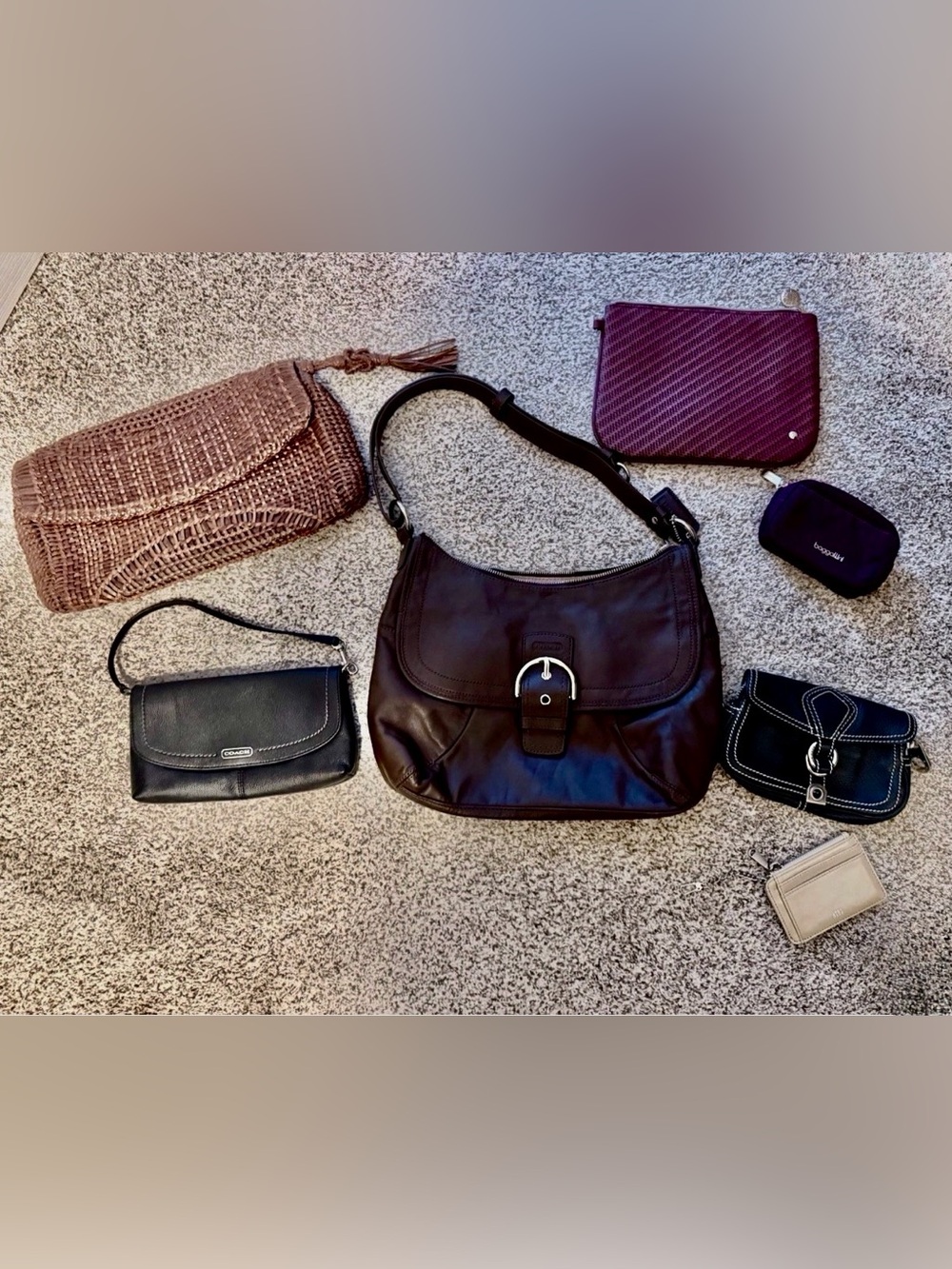 Coach, Marc Jacob’s, Cole Haan, lot of 7 bags